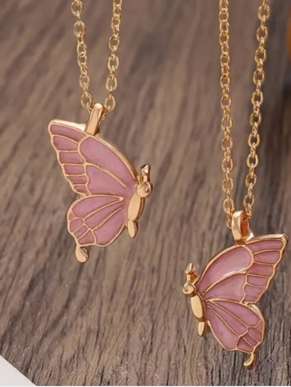 Friendship Butterfly Necklace Set - Picture 2 of 4